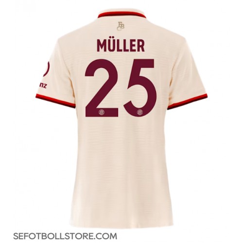 Bayern Munich Thomas Muller #25 Replika Tredje Tröja Dam 2024-25 Kortärmad